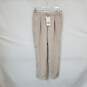 Zara Beige High Rise Pleated Elastic Waist Dress Pant WM Size S NWT image number 1