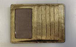 Michael Kors Gold Zip ID Card Organizer Wallet alternative image