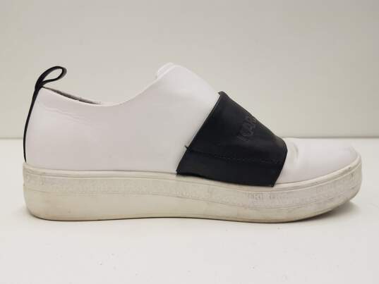 Karl Lagerfeld Paris Asha Women's Slip-On Shoes White/Black Size 6 image number 3