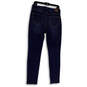 Womens Blue Medium Wash Pockets Regular Fit Denim Skinny Jeans Size 8 image number 2