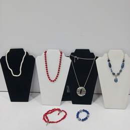 6pc Red, White and Blue Jewelry Bundle