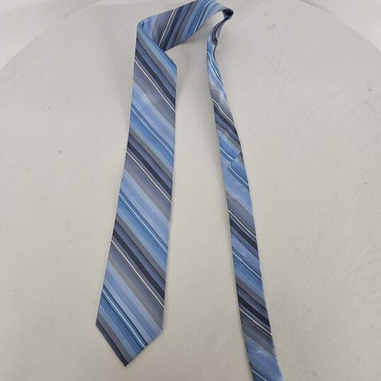 Calvin Klein Blue Stripped Tie image number 2