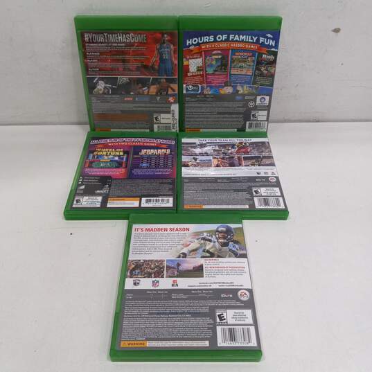5pc. Bundle of Assorted Xbox One Games image number 2