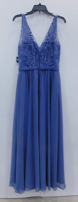 Women's Unbranded Blue Lace Sleeveless Dress Size 10