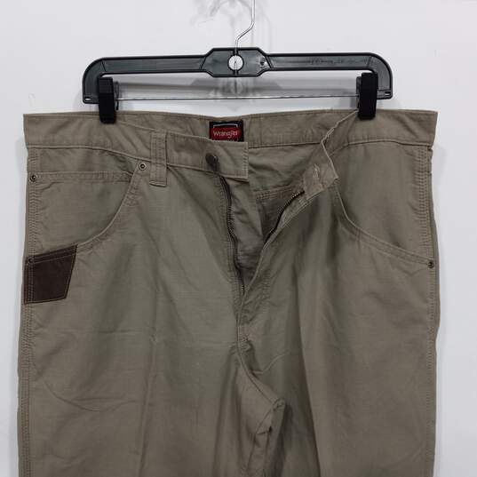 Wrangler Men's Brown Work Pants Size 36 x 34 image number 3