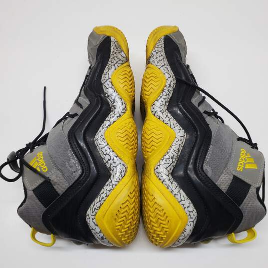 Adidas Top Ten 2000 Grey Sun Yellow Kobe Bryant Mens Basketball Shoes Size 11 image number 5