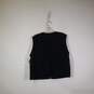 Womens Regular Fit Round Neck Sleeveless Full Zip Vest Jacket Size XL image number 2