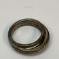 Designer Pandora S925 ALE 50 Sterling Silver Round Shape Layered Band Ring image number 2