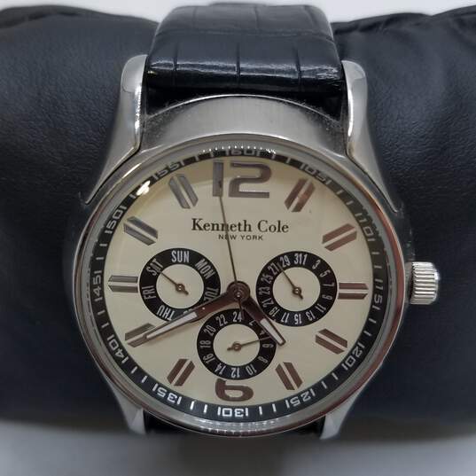 Kenneth Cole40mm Case Retro Dial Chronograph Men's Quartz Watch image number 1
