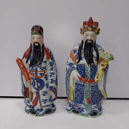 Vintage Chinese Hand Painted Porcelain Figurines