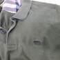 Burberry Olive Green Embroidered Logo Cotton Polo Shirt Men's Size S image number 3