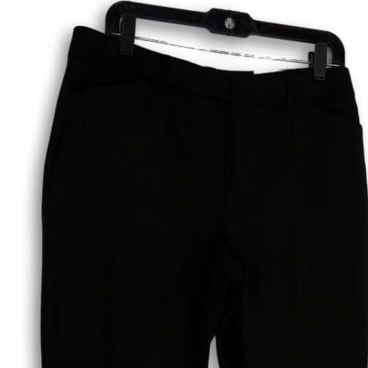 NWT Womens Black Slash Pocket Slim Bootcut Leg Dress Pants Size 7/8 Short image number 3