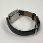Designer Fossil ES-8974 Silver-Tone Black Strap Analog Quartz Wristwatch image number 2