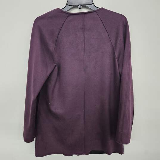 Chico's Purple Long Sleeve Shirt image number 2