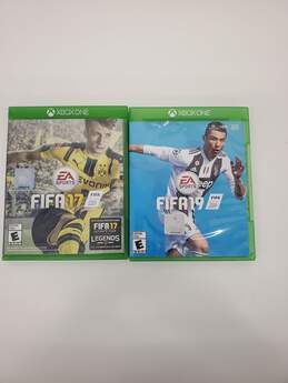 Xbox one Game disc FIFA 19,17 Untested