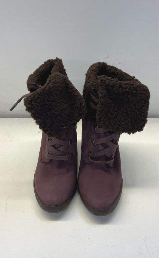 Timberland Camdale Fold Down Purple Boot Women 7.5 image number 2