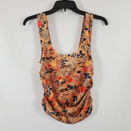 Free People Women's Floral Top SZ S