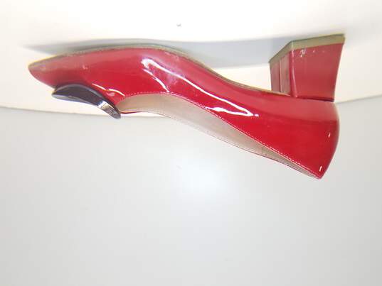 Christian Dior Women's Red Pumps Size 5 w/ COA image number 1