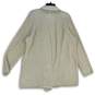 NEW Lands' End Womens Beige Knitted Open Front Cardigan Sweater Size 1X image number 2