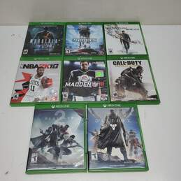 Untested Xbox One Games Lot of 8 - Murdered Soul Suspect Destiny 1&2 + More