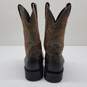 Ariat Men's Sport Western West Brooklyn Brown / Ashes Boots Embroidered Leather image number 4