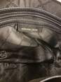 Michael Kors Saffiano Leather Satchel Black image number 6