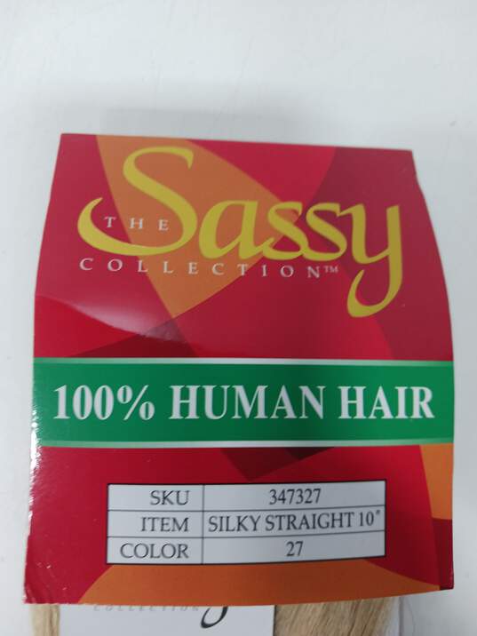 Sassy Collection Silky Straight 10" Hair Extension IOP image number 2