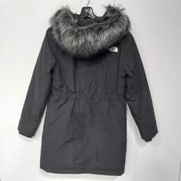 Men's The North Face Black Hooded Winter Coat Size M alternative image