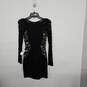 Black Long Sleeve Lace Dress image number 2