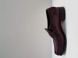 Florsheim Riva Burgundy Shoes Leather Loafers Men's Size 8D alternative image