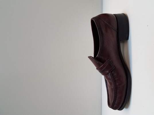 Florsheim Riva Burgundy Shoes Leather Loafers Men's Size 8D image number 2