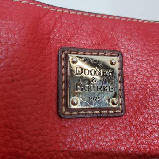 Dooney & Bourke Pebble Small Lexington in Red Leather image number 7