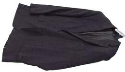 Pronto Uomo Black Check Pockets Two Button Sport Coat Jacket Size 50 X Long