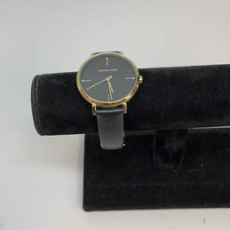 Designer Michael Kors Charley MK-7100 Gold-Tone Round Analog Wristwatch