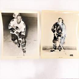 Vintage Chicago Blackhawks Black & White Hockey Photo Prints alternative image
