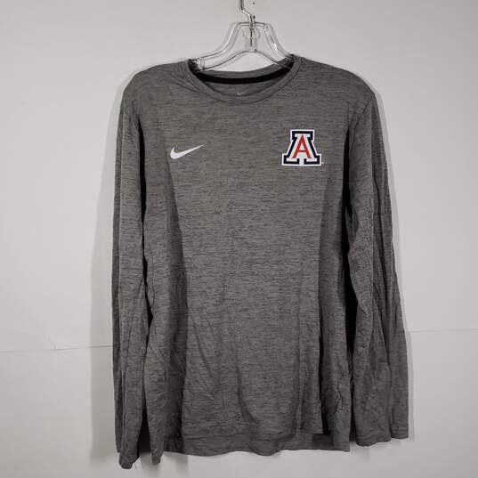 Mens Dri-Fit Arizona Wildcats Basketball Crew Neck Pullover T-Shirt Size Medium image number 1