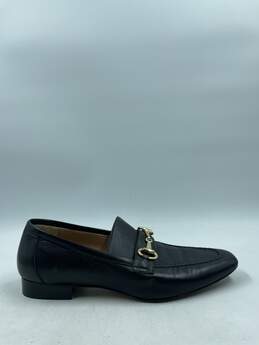 Bruno Magli Black Leather Loafers W 8.5 COA