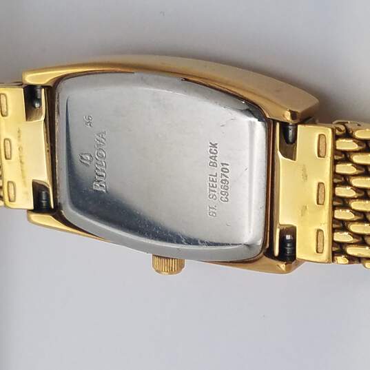 Caravelle By Bulova 44L56  Gold Tone Watch NOT RUNNING image number 5
