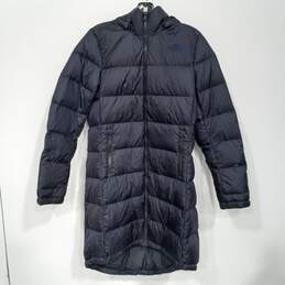 The North Face Women's Navy Down Hooded Parka Size S