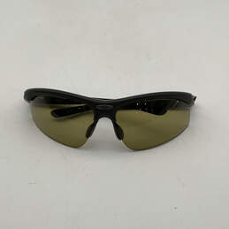 Mens Syluro Gray Yellow Polarized Cycling Wrap Sunglasses With Case alternative image