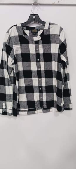 Women’s Pendleton Every Wear Flannel Plaid Shirt Sz XL