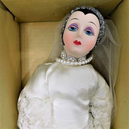 VTG 1984 Seymour Mann Art Deco 1920s Repro Porcelain Bisque Fashion Doll IOB image number 3