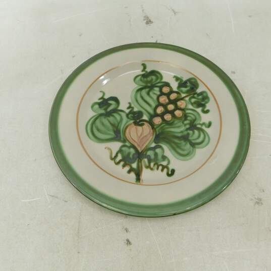 4 John B. Taylor Louisville Harvest Pear Grape Dinner Plates Stoneware Pottery image number 8