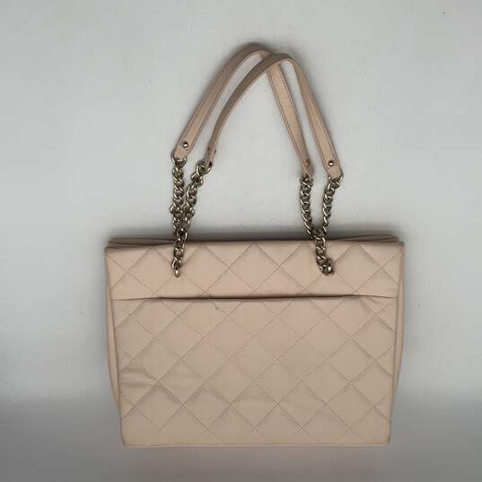 Chanel Brown Leather Large Diamond Stitch Tote