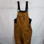Aperture waterproof tan snow bib technical overalls pants size L image number 1