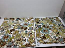 x2 VTG. Jackson Floral Terry Towels Approx. 52x27 in. & 52x28 in.
