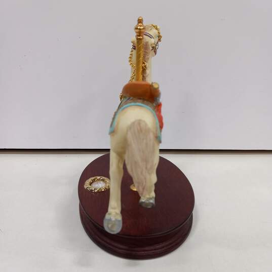 Hallmark Galleries Tobin Fraley American Carousel Collection Limited Edition Signed Figurine image number 3