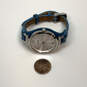 Designer Fossil ES3297 Georgia Silver-Tone Leather Strap Analog Wristwatch image number 3