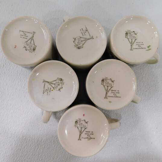 VNTG Johnson Bros. The Friendly Village Coffee Mugs/Cups (Set of 6) image number 5