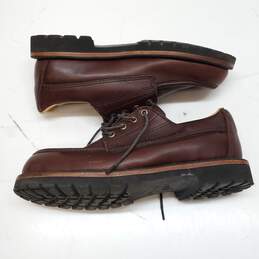 Filson Brown Oxford Shoes Cork Insole Size 9.5D alternative image